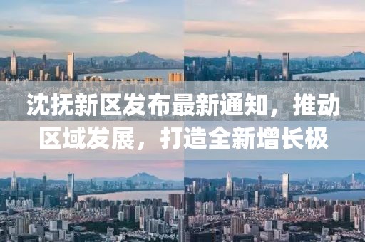 沈抚新区发布最新通知，推动区域发展，打造全新增长极