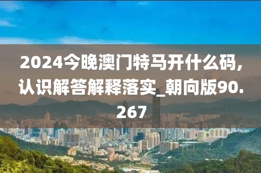 2024今晚澳门特马开什么码,认识解答解释落实_朝向版90.267
