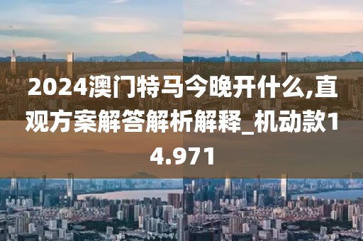 2024澳门特马今晚开什么,直观方案解答解析解释_机动款14.971