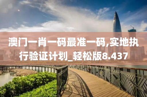 澳门一肖一码最准一码,实地执行验证计划_轻松版8.437