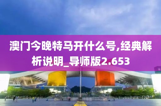 澳门今晚特马开什么号,经典解析说明_导师版2.653