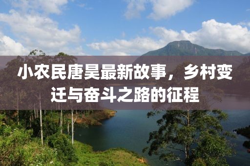 小农民唐昊最新故事，乡村变迁与奋斗之路的征程